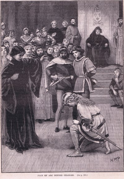 Johanna von Orléans vor Karl AD 1429 von Henry Marriott Paget